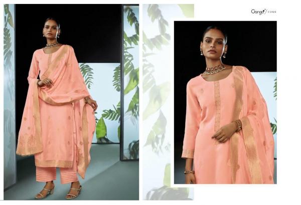 Ganga Prakama Organza New Designer Salwar Suit Collection